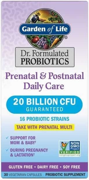Dr. Formulated Probiotics Prenatal & Postnatal Daily Care