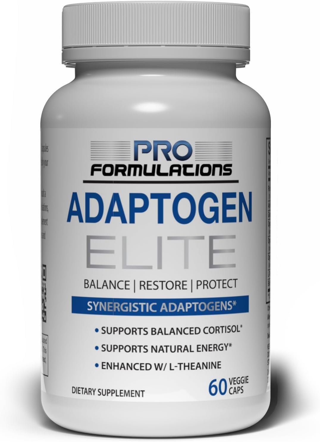 Pro Formulations MD Adaptogen Elite – Synergistic Blend – 60 vcaps – Balances Cortisol & Natural Energy – Enhanced with Rhodiola, Ashwagandha, Astragalus, Schisandra, Eleuthero, L-Theanine