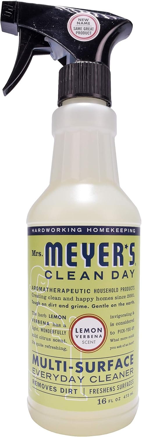 MRS. MEYER’S CLEAN DAY All-Purpose Cleaner Spray, Lemon Verbena, 16 fl. oz
