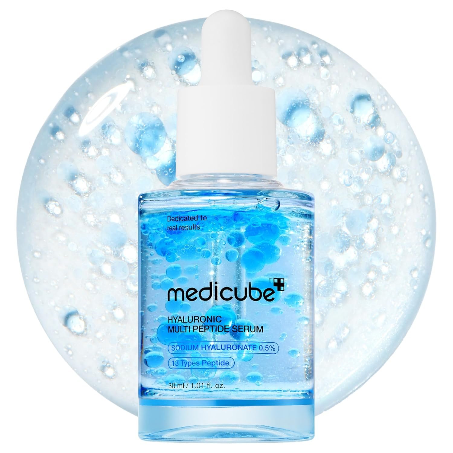 medicube Hyaluronic Multi Peptide PDRN Serum for Glowing and Soothing | Lightweight Water Plumping Radiant Facial Serum for All Skin Type, Hydrating Moisturizer, Korean Skincare | 30ml 1.01fl.oz.