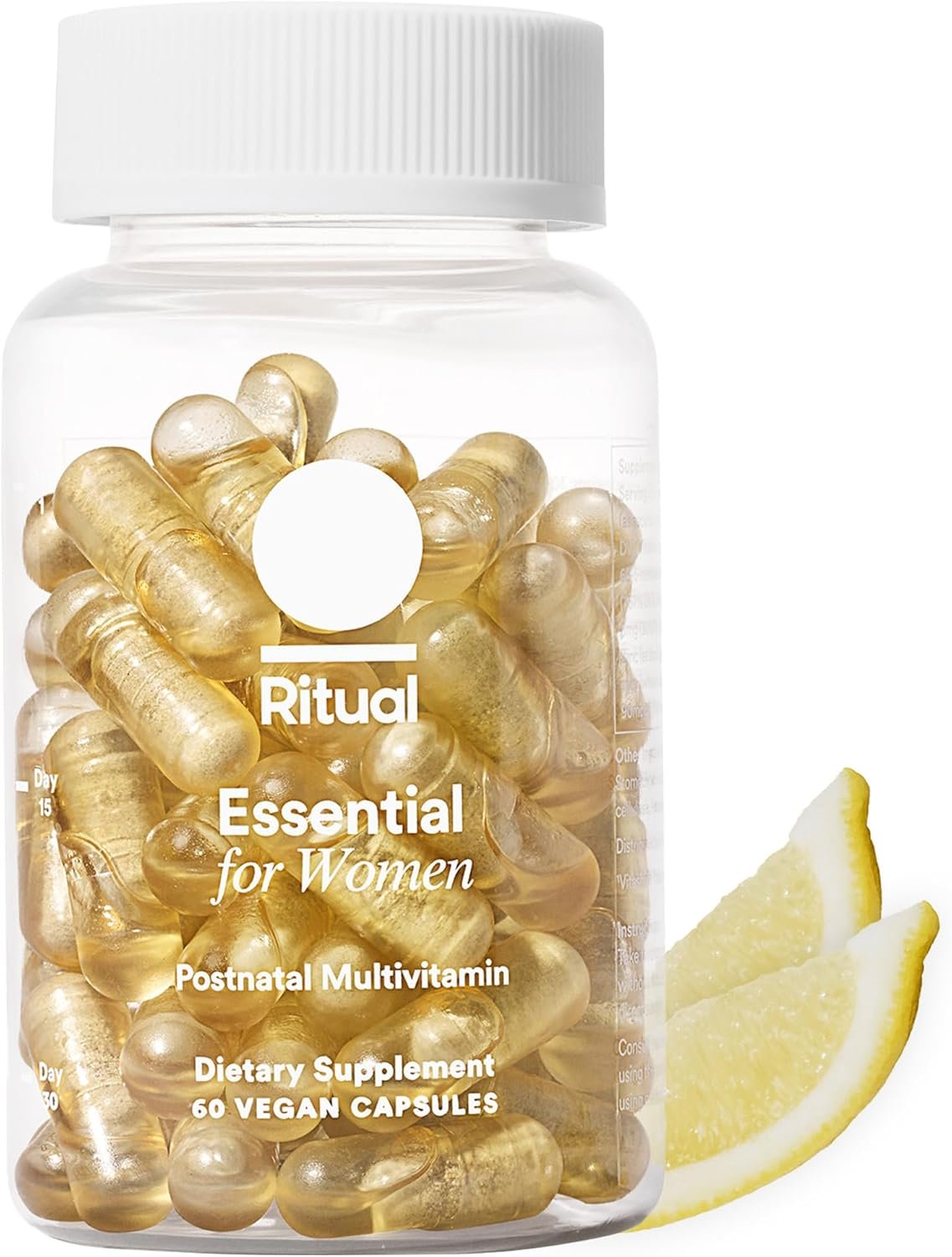 Ritual Essential for Women Postnatal Multivitamin – Postpartum Vitamin – Omega-3 DHA & Choline for Lactation Support, Vitamin A, C, D3 & Zinc for Immune Function Support*, B12, Iodine, Biotin, 30 Day