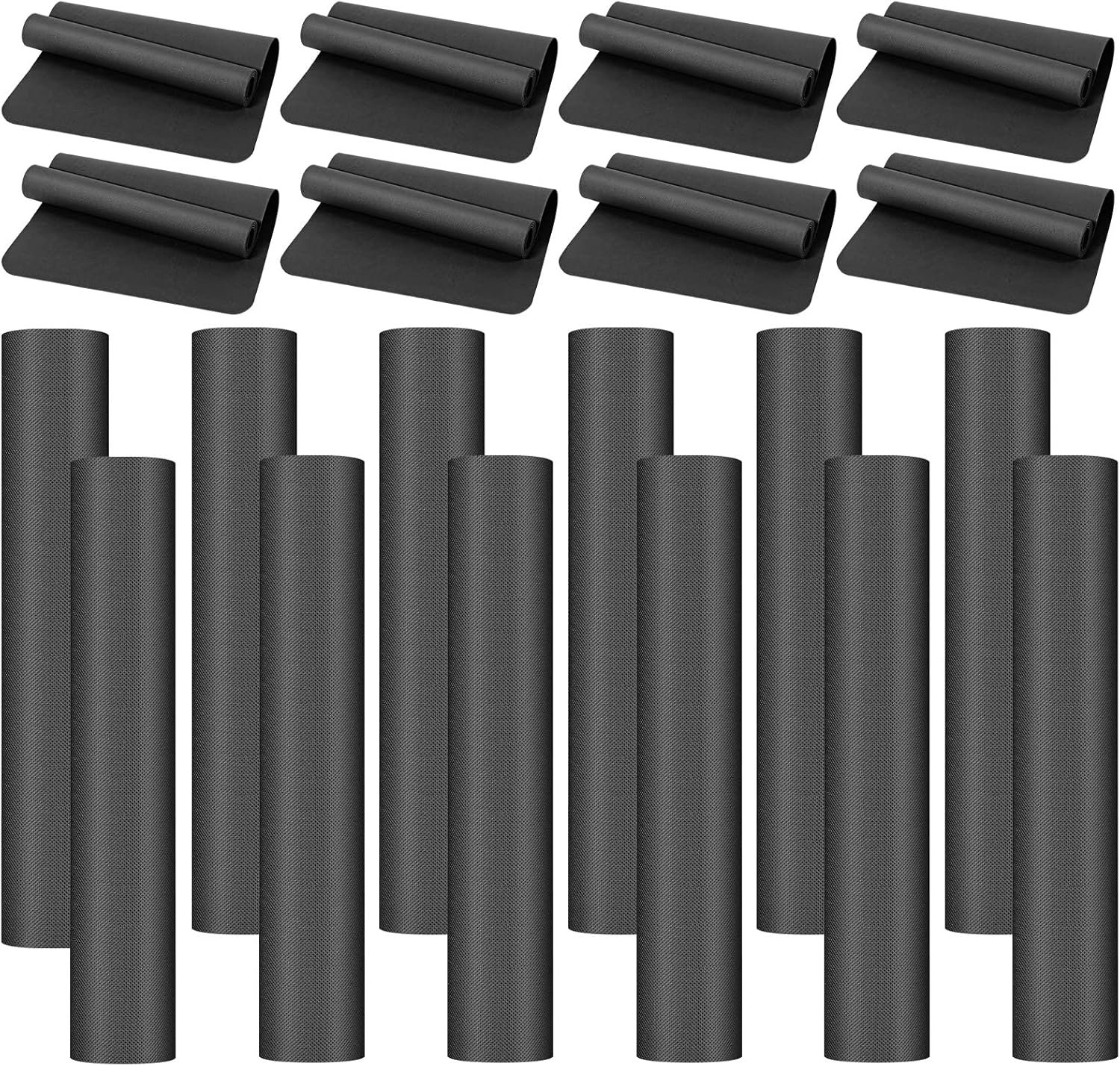 10 Pack Yoga Mats Bulk, 68” x 24” x 4mm Thick Yoga Mats for Kids and Adult Gym Mats Bundle Latex Free Exercise Mats with Non Slip Texture for Outdoor Yoga, Pilates or Workout