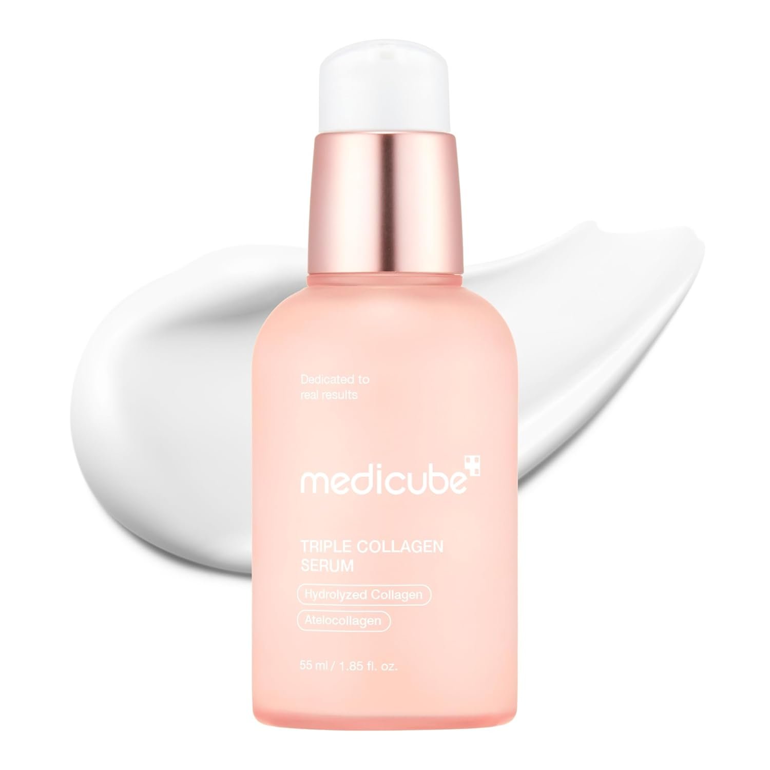 Medicube Triple Collagen Serum 1.85 fl.oz – Nourish dull skin with Triple Collagen Complex – A lightweight serum with Niacinamide and Hyaluronic Acid – Korean Skincare