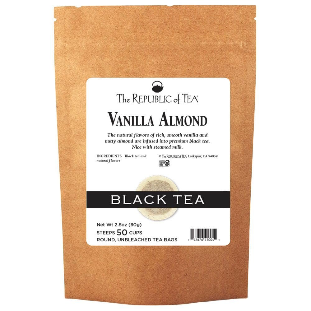The Republic of Tea – Vanilla Almond Black Tea, 50 Tea Bags, Unique Blend Of Vanilla And Almond Tea