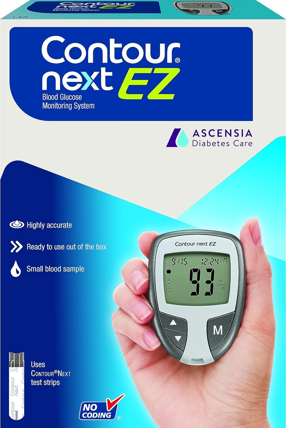 Ascensia CONTOUR NEXT EZ Blood Glucose Monitoring System