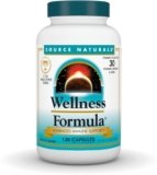Source Naturals Wellness Formula Bio-Aligned Vitamins & Herbal Defense for Advanced Immune Support* – Dietary Supplement & Immunity Booster – 120 Capsules