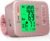 Blood Pressure Monitor,Pink Blood Pressure Machine Bp Cuff Automatic Upper Arm with 8.7”-16.5 inches Adjustable Automatic High Blood Pressure Cuff for Home Use 2 x 90 Sets Memory (Pink BP Cuff)