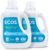 ECOS Laundry Detergent Liquid, 200 Loads – Dermatologist Tested Laundry Soap – Hypoallergenic, EPA Safer Choice Certified, Plant-Powered, Free & Clear, 100 Fl Oz (Pack of 2)