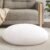 Codi Round Floor Pillow Insert, Large Thick Meditation Cushion, 32 Inch Circular Seating Cushions, Memory Foam Added, Advanced