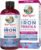 MaryRuth Organics | Liquid Iron Supplement Prenatal & Postnatal for Pregnant & Lactating | Iron Deficiency | Immune Support | Sugar/Gluten Free | Vegan | Non-GMO | 15.22 Fl Oz