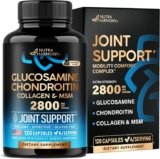 Glucosamine Chondroitin MSM Collagen | HSA | Joint Support Supplement 2800 mg | Made in USA | FSA Approved Product Items | Flexibility Nutritional Vitamins | For Men & Women, 120 Capsules