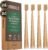 PRIMALS Boar Bristle & Bamboo Toothbrush (4-Pack) – Premium Boar Bristles – Fully Biodegradable – Plastic & Nylon Free – Quick Dry Design